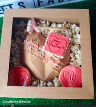 Load image into Gallery viewer, happy valentine's day double love hearts cookie stamps fondant embosser cake decoration