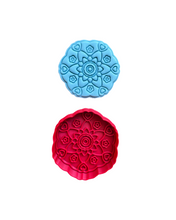 Load image into Gallery viewer, Mandala Cookie cutter stamp Flower Lace Pattern Indian Bohemian Henna Mehndi Diwali Chakra