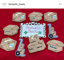 Load image into Gallery viewer, Post office Cookie Cutter Stamp folding trolley news paper Aus post Post fan Packing box