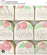 Load image into Gallery viewer, 8 designs - mother's day cookie stamps