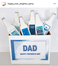 Load image into Gallery viewer, Beer fondant cutter set father's day best dad ever