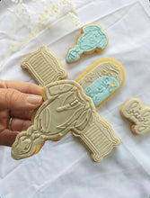 Load image into Gallery viewer, gum leaf texture debosser gumnut theme clay aussie theme raised stamp