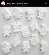 Load image into Gallery viewer, Christmas Cute Cookie Cutters Santa Penguin pudding Elf PYO Cute