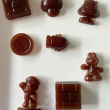 Load image into Gallery viewer, super mario silicone mould cake fondant sugarcraft soap floral theme coin brick toad