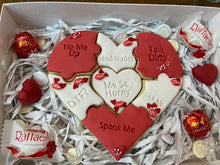 Load image into Gallery viewer, Adult version - Valentine's day Cookie Cutter Stamp Love Heart Puzzle conversation messages