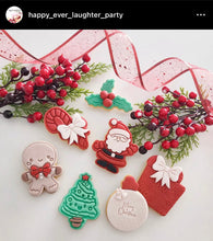 Load image into Gallery viewer, Christmas Cute Cookie Cutters Santa Penguin pudding Elf PYO Cute