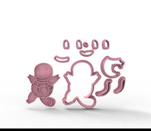 Load image into Gallery viewer, pokemon style fondant cutter set pikachu pokeball game trainer monster