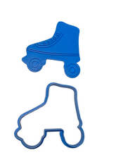 Load image into Gallery viewer, roller skate/blade cookie cutter and stamp - teen birthday