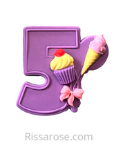 Load image into Gallery viewer, balloons number cookie cutter debosser bouquets heart