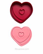 Load image into Gallery viewer, Valentine's day Elements Cookie Cutter Stamp Gnome heart bow choose candy box