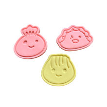 Load image into Gallery viewer, Chinese Dimsum Cookie Cutter Stamp Siomai Dumpling Xiao Long Bao Takoyaki