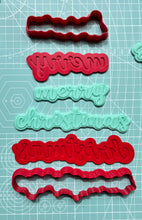 Load image into Gallery viewer, We wish you a merry christmas cookie cutter debosser xmas cookie box