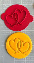 Load image into Gallery viewer, Donut Valentine Cookie Cutter Stamp I donut know what to do heart donut