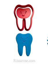 Load image into Gallery viewer, tooth cookie cutter stamp - baby tooth