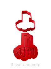 Load image into Gallery viewer, birthday anniversary number cookie cutter letter combined embosser debosser 1-10 1 / debosser