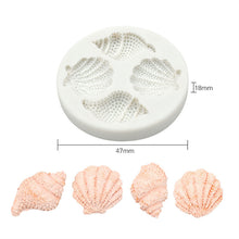 Load image into Gallery viewer, Shell Silicone Mould Cake Fondant Sugarcraft Soap Ocean Theme