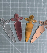 Load image into Gallery viewer, Acrylic blank tag full body bunny carrot Easter cookie box