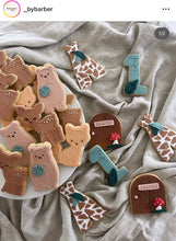 Load image into Gallery viewer, Woodland theme animals cutter debosser Rabbit bear fox raccoon squirrel