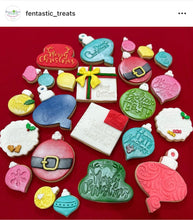 Load image into Gallery viewer, Christmas Elf cookie cutter Set Believe in Elf fondant Embosser Elf Hat Feet
