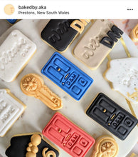 Load image into Gallery viewer, House Home Sweet Home Cookie Cutter Stamp Key Door Welcome Mat - House Warming Cookie