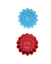 Load image into Gallery viewer, Mandala Cookie cutter stamp Flower Lace Pattern Indian Bohemian Henna Mehndi Diwali Chakra