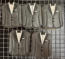 Load image into Gallery viewer, Wedding Cookie Cutter Stamp Groom Suit Bridal Gown Diamond Ring