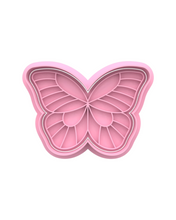 Load image into Gallery viewer, Butterfly cookie cutter stamp - Monarch butterfly Encanto theme