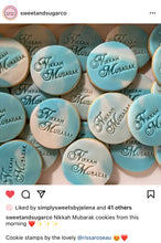 Load image into Gallery viewer, nikkah mubarak cookie stamp - nikah mubarak islamic wedding - marriage contract