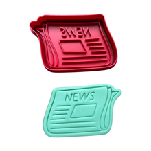Load image into Gallery viewer, Post office Cookie Cutter Stamp folding trolley news paper Aus post Post fan Packing box