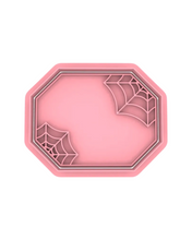 Load image into Gallery viewer, Halloween cookie cutter personalise ghost spiderweb cute witch