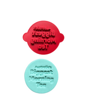 Load image into Gallery viewer, Biggest Morning Tea cookie stamp- Cancer Council - Teapot teacup cancer ribbon