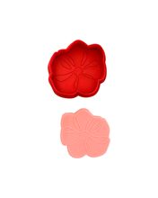 Load image into Gallery viewer, Flower bouquet set 2 - mother's day cookie cutter debossers leaf vase tag