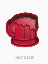 Load image into Gallery viewer, beer cutter embosser - father's day - cupcake topper