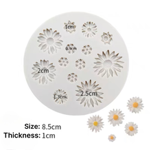Load image into Gallery viewer, Daisy Sunflower Silicone Mini Mould Cake Fondant Sugarcraft Soap