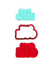 Load image into Gallery viewer, Wild one cookie cutter debosser Fondant Cake Decoration 1st birthday
