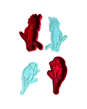 Load image into Gallery viewer, Parrot Cookie Cutter Stamp Bird Kookaburra Rainbow Lorikeet