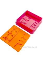 Load image into Gallery viewer, easter cookie cutter - carrot cookie debosser personalised name carrots frame
