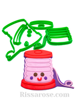 Load image into Gallery viewer, sewing machine and spindle cookie cutter set