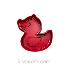 Load image into Gallery viewer, Rubber Duck Cookie Cutters Stamps baby shower