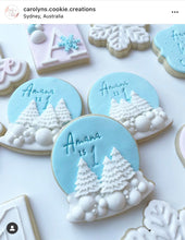 Load image into Gallery viewer, snow globe cookie cutter xmas winter wonderland frozen theme