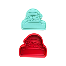 Load image into Gallery viewer, Christmas Santa cookie cutter stamp Father Christams fodant embosser Personalized Space Cutter DIY Tools Clay Soap
