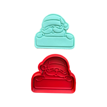 Load image into Gallery viewer, Christmas Santa cookie cutter stamp Father Christams fodant embosser Personalized Space Cutter DIY Tools Clay Soap
