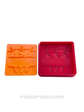 Load image into Gallery viewer, easter cookie cutter - carrot cookie debosser personalised name carrots frame