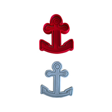 Load image into Gallery viewer, Sailing cookie cutter stamp lighthouse boat helm anchor sun swimming ring
