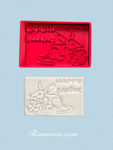 Load image into Gallery viewer, easter bilby cookie cutter happy easter cookie stamp basket fondant embosser cake decoration bilby egg