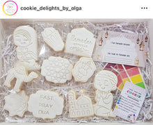 Load image into Gallery viewer, Muslim boy girl praying Cookie Fondant Eid Ramadan Embosser Hijab stamp