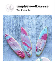 Load image into Gallery viewer, Surfboard Cookie Cutter Fondant cutter mini Cookie Cupcake Cake