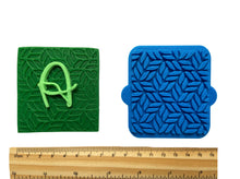 Load image into Gallery viewer, leaf & zebra texture cookie stamp woodland theme clay stamp forest pattern fondant embosser leaf