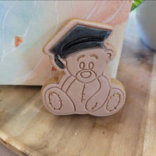 Load image into Gallery viewer, Graduation Bear Cookie Cutter Stamp Graduation Owl Lamb
