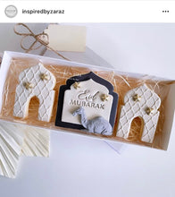 Load image into Gallery viewer, mosque shape cookie fondant embosser eid mubarak eid al-fitr ramadan stamp